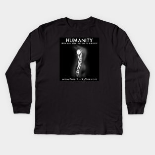 HUMANITY - main design Kids Long Sleeve T-Shirt